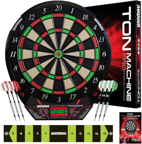 Ton Machine Digital Gaming Station with Multi-Player Scoreboard and Soft Tip Arsenal