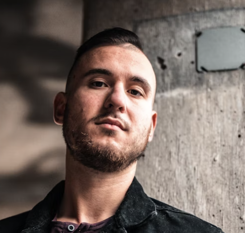 Man with trimmed beard